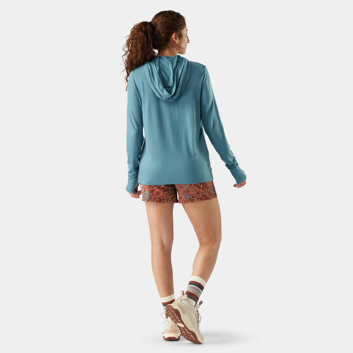 Felpa con cappuccio da donna Merino Sun  - visualizza - 2