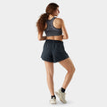 Women's Active Lined 4" Short Black - ver - 2