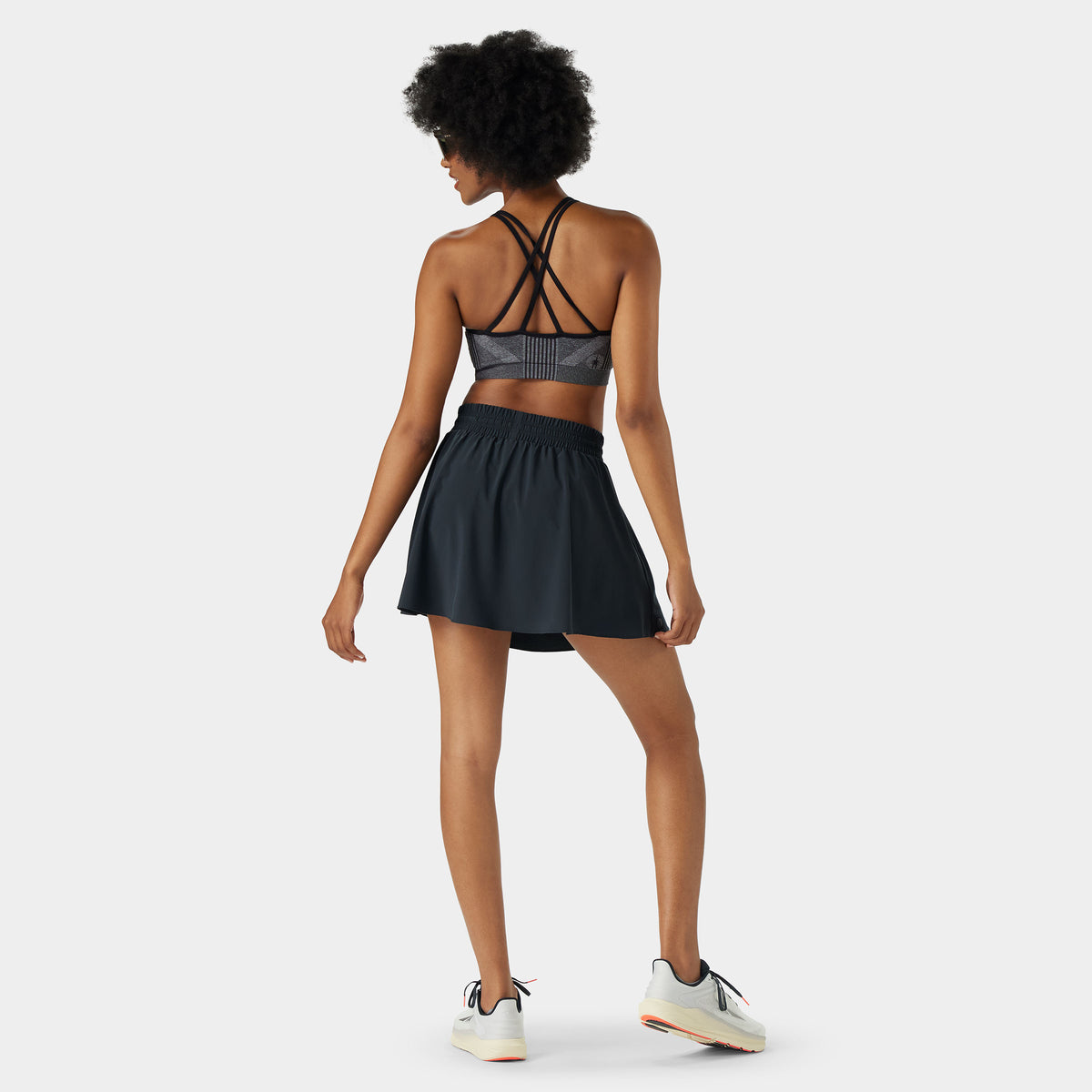 Women's Active Lined Skirt Black - 2