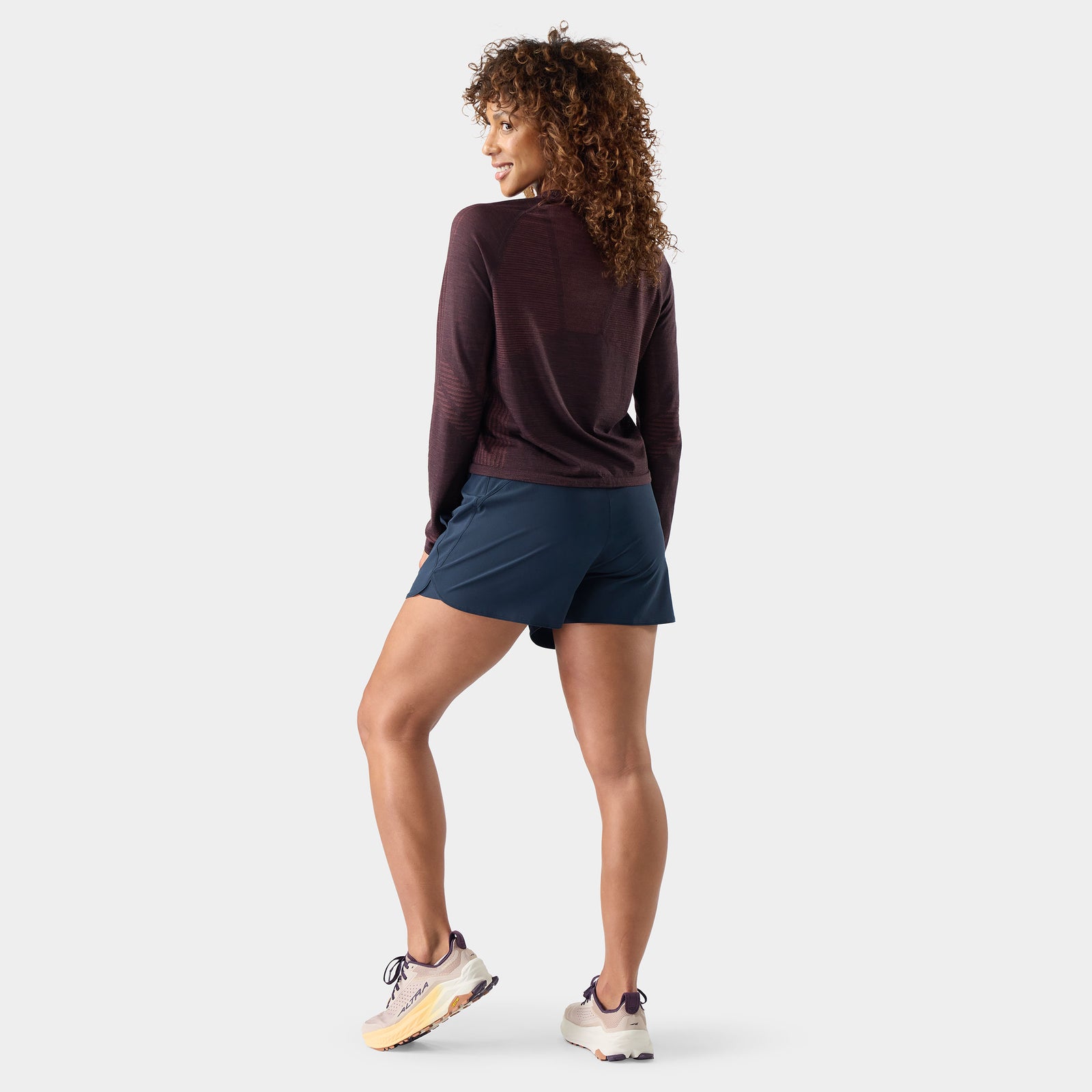 Women's Active Lined 3" Short Deep Navy - ver - 2