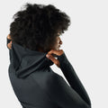 Women's Active Mesh Hoodie Black - ver - 3