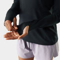 Women's Active Mesh Hoodie Black - ver - 4