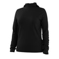 Women's Active Mesh Hoodie Black - ver - 5