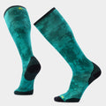 Hoge skisokken met Shale-print, zonder demping  - bekijk - 1