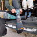 Chaussettes de ski OTC Targeted Cushion Winter Phase Print  - voir - 3