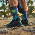 Trail Run Targeted Cushion Treeline Print Crew-Socken  - ansehen - 3
