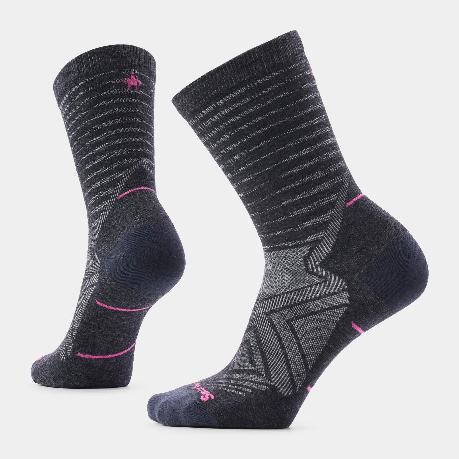 Run Zero Cushion Pattern Crew-Damensocken  - ansehen - 1