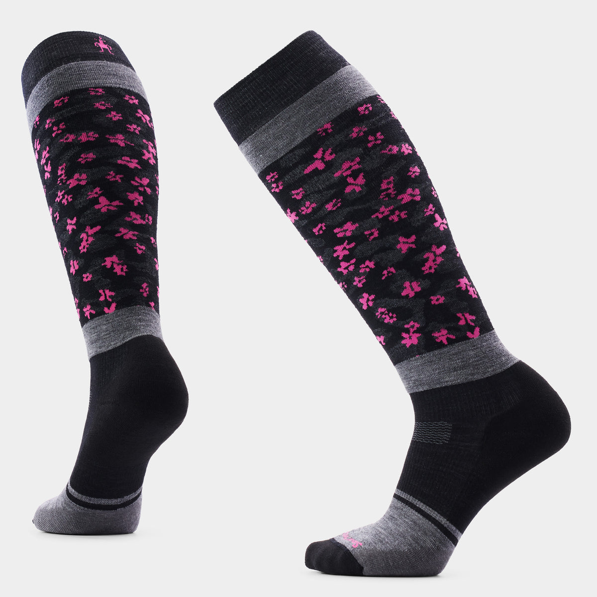 Women's Snowboard Wild Blossom OTC Socks Black - ver - 1