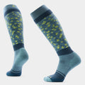 Women's Snowboard Wild Blossom OTC Socks Dusty Teal - ver - 1
