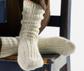 Women's Everyday Cozy Heritage Rib Crew Socks Ash - ver - 2