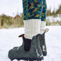 Women's Everyday Cozy Heritage Rib Crew Socks Ash - ver - 3