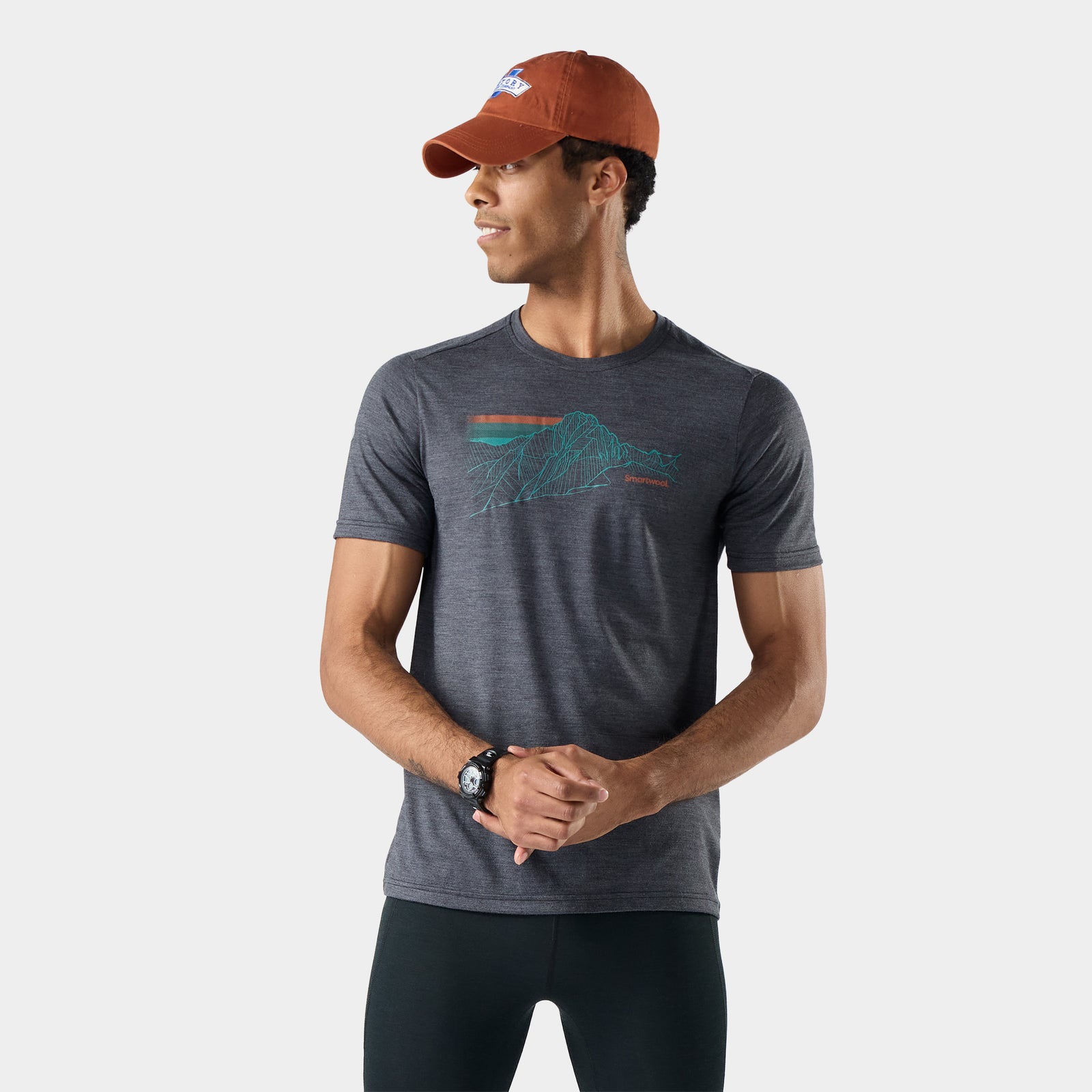 Alpine Trace Active Short Sleeve Graphic T-Shirt für Herren  - ansehen - 1