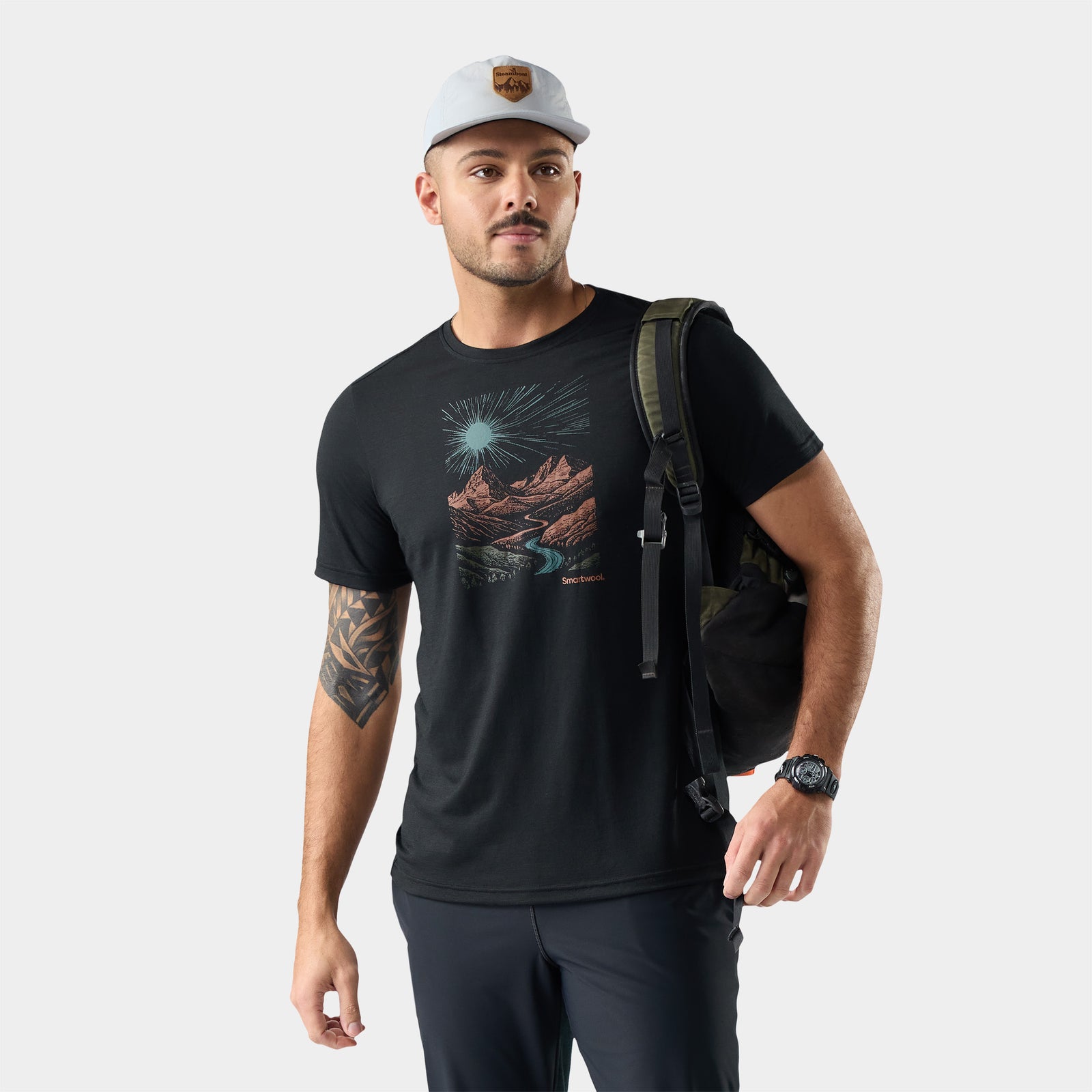 Wander Valley Active Short Sleeve Graphic T-Shirt für Herren  - ansehen - 1