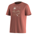 Herensportshirt Wander Valley met graphic en korte mouwen  - bekijk - 3