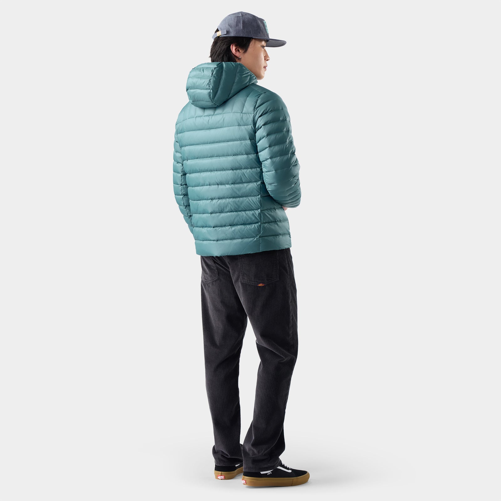 Chaqueta con capucha Winterloft para hombre Dusty Teal - ver - 2