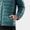 Chaqueta con capucha Winterloft para hombre Dusty Teal - ver - 3