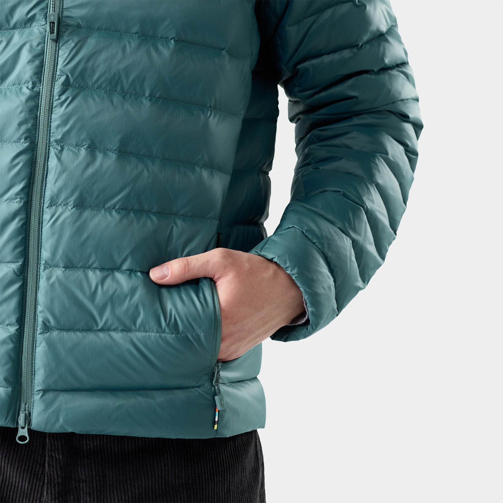 Chaqueta con capucha Winterloft para hombre Dusty Teal - ver - 3