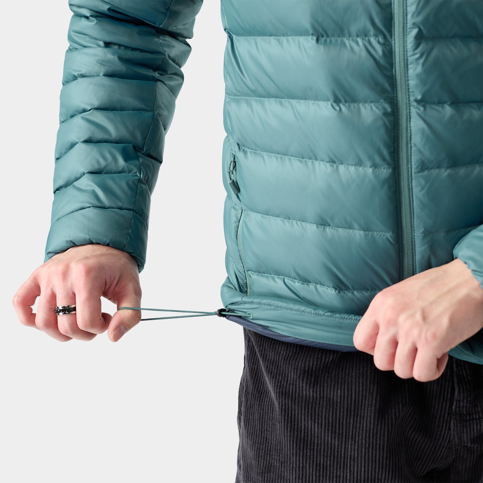 Chaqueta con capucha Winterloft para hombre Dusty Teal - ver - 5