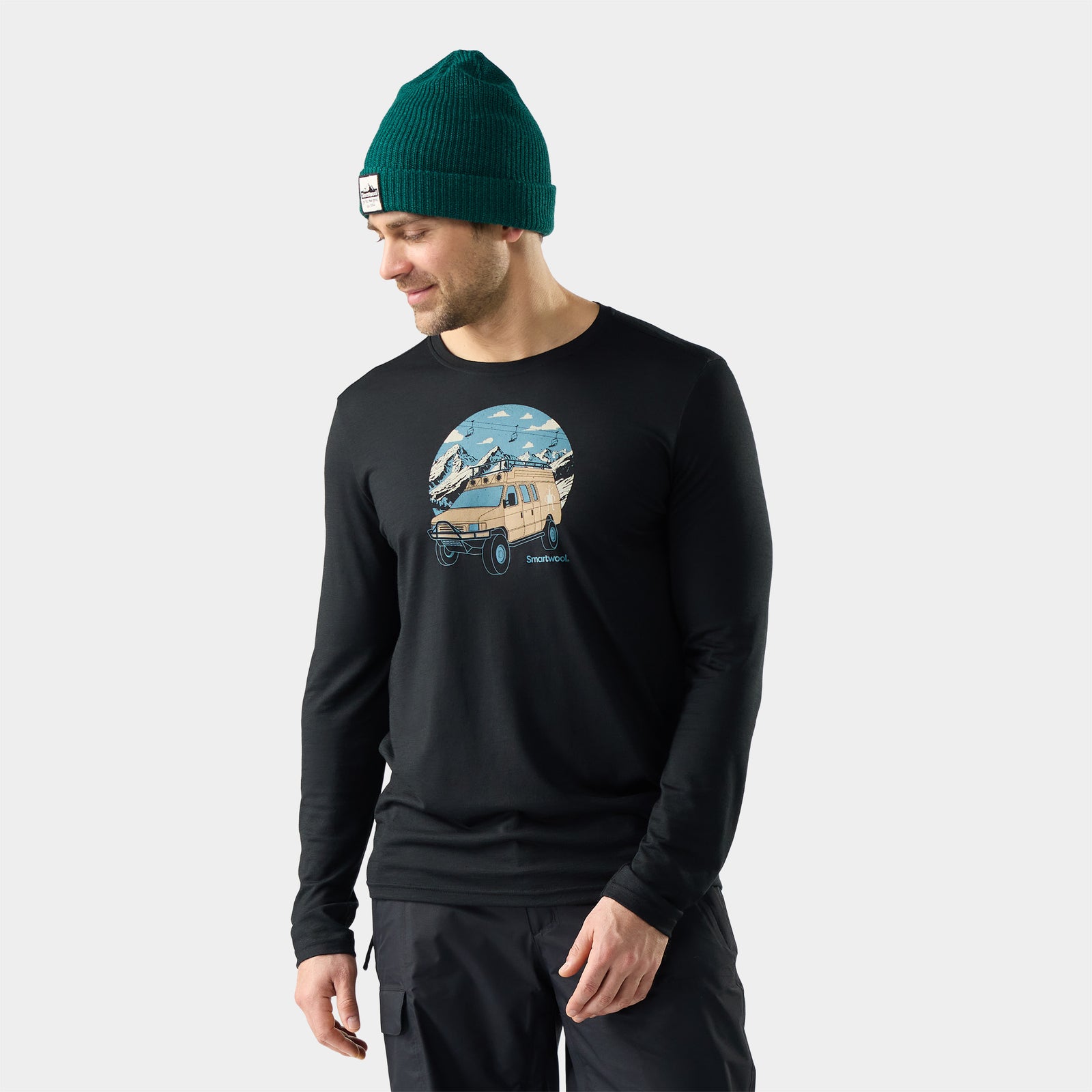 First Chair Pursuit Active Graphic T-Shirt Black - ver - 1
