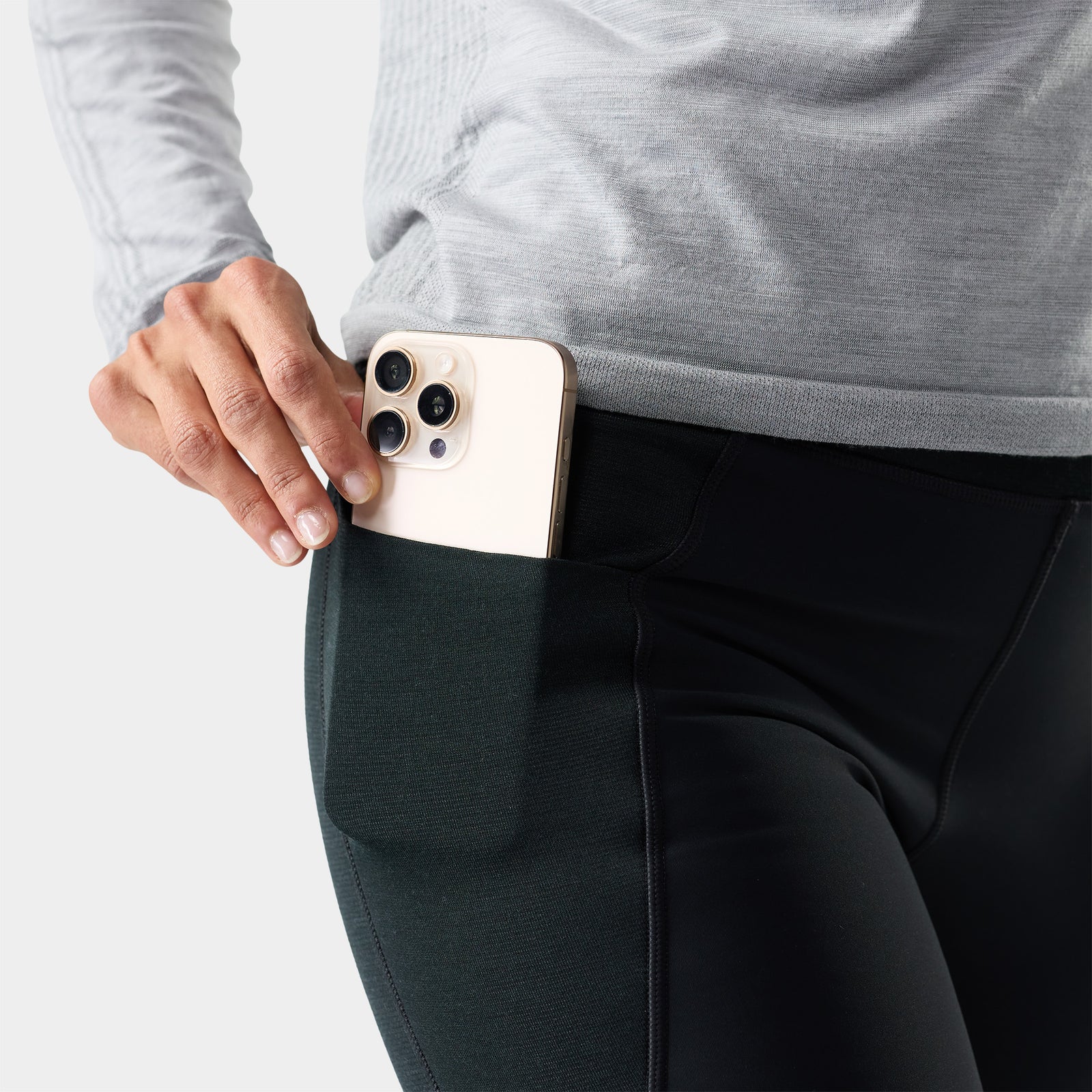 Active Fleece Wind Tight Black - ver - 3