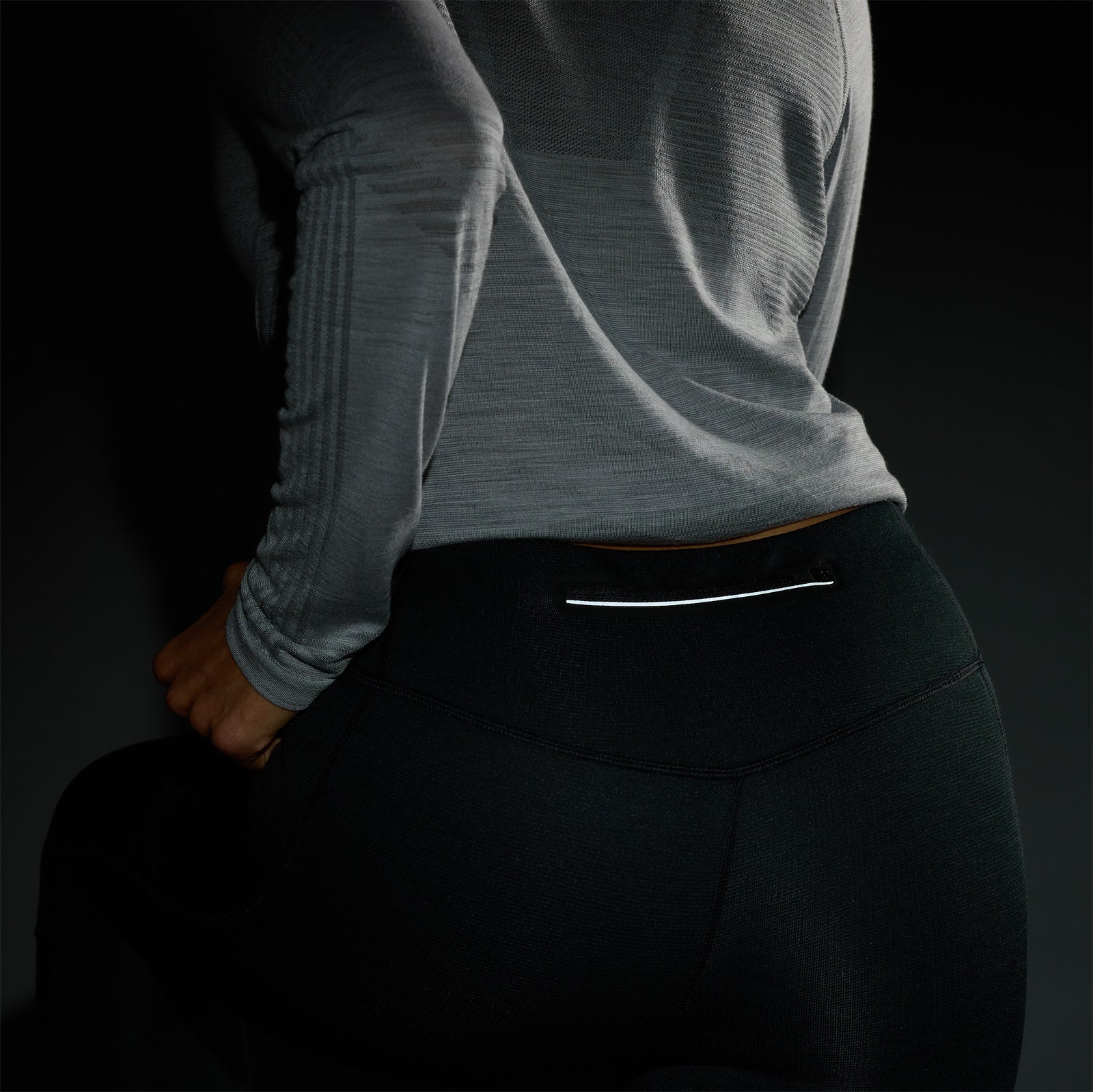 Active Fleece Wind Tight Black - ver - 4