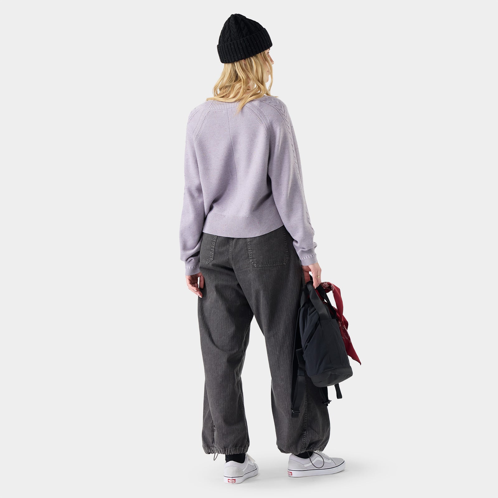 Edgewood Cardigan Purple Storm Donegal - ver - 2