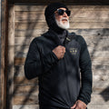 Felpa con cappuccio e 1/2 zip Smartloft da uomo  - visualizza - 5