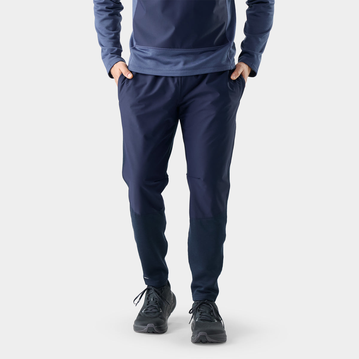 Active Fleece Wind Pants Deep Navy - ver - 1