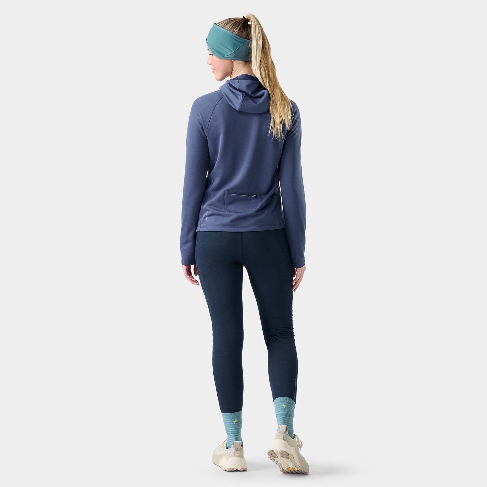Felpa con cappuccio Active Fleece Wind da donna  - visualizza - 2