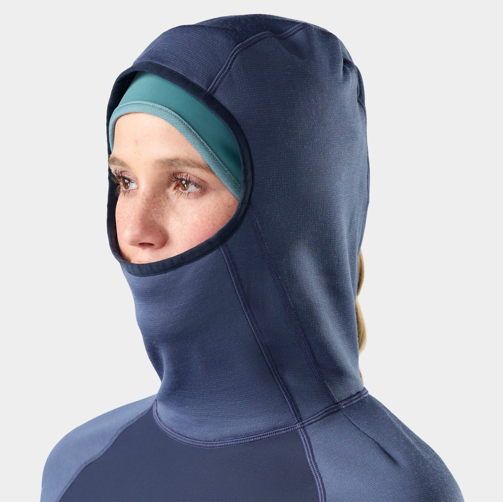 Felpa con cappuccio Active Fleece Wind da donna  - visualizza - 5