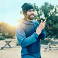 Sweat à capuche coupe-vent en polaire Active pour homme  - voir - 5