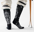 Women's Ski Ice Blossom OTC Socks Black - ver - 2