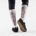 Women's Ski Ice Blossom OTC Socks Moonbeam - ver - 2
