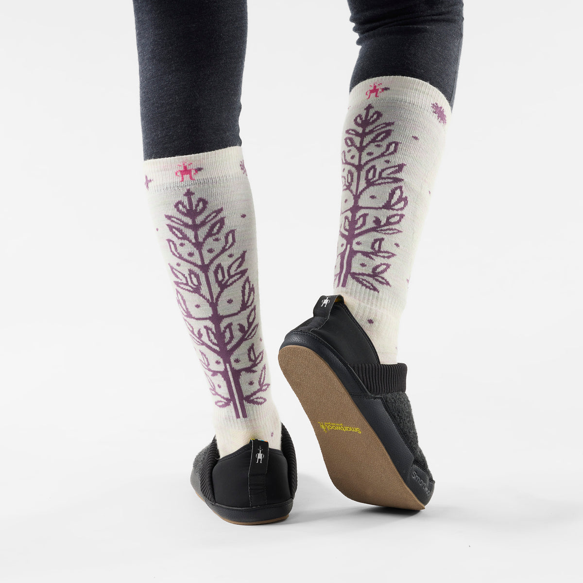 Women's Ski Ice Blossom OTC Socks Moonbeam - ver - 2