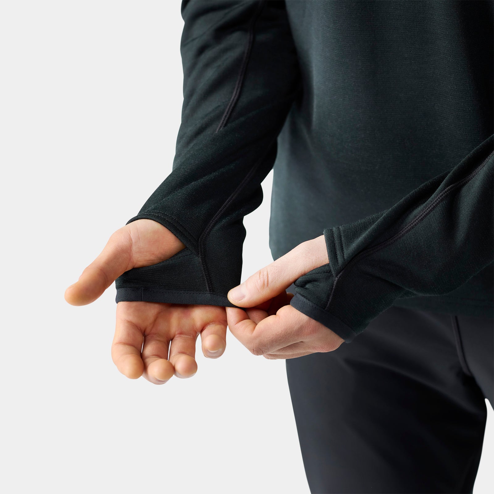 Active Fleece 1/2 Zip Black - ver - 3