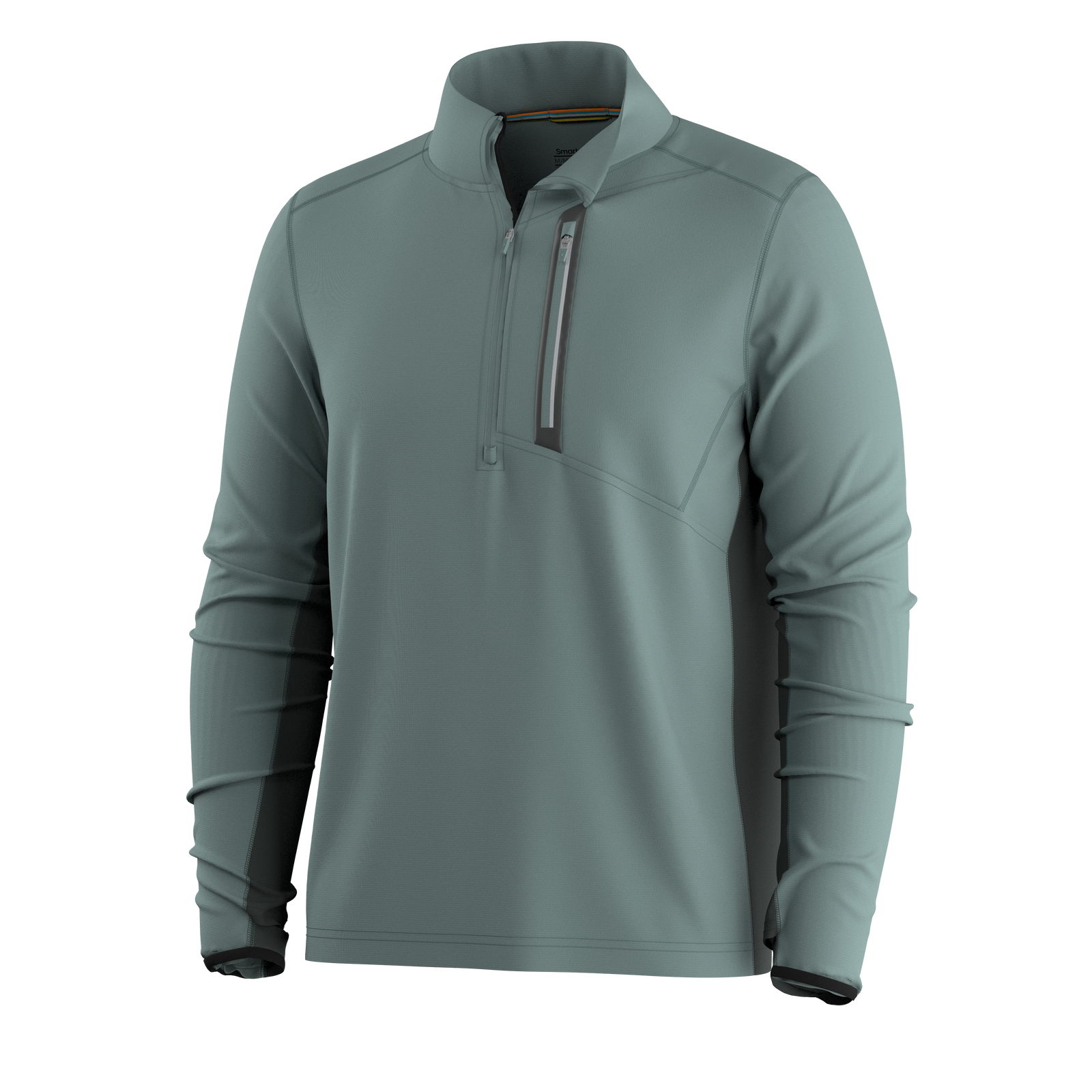 Active Fleece 1/2 Zip Dusty Teal - ver - 5
