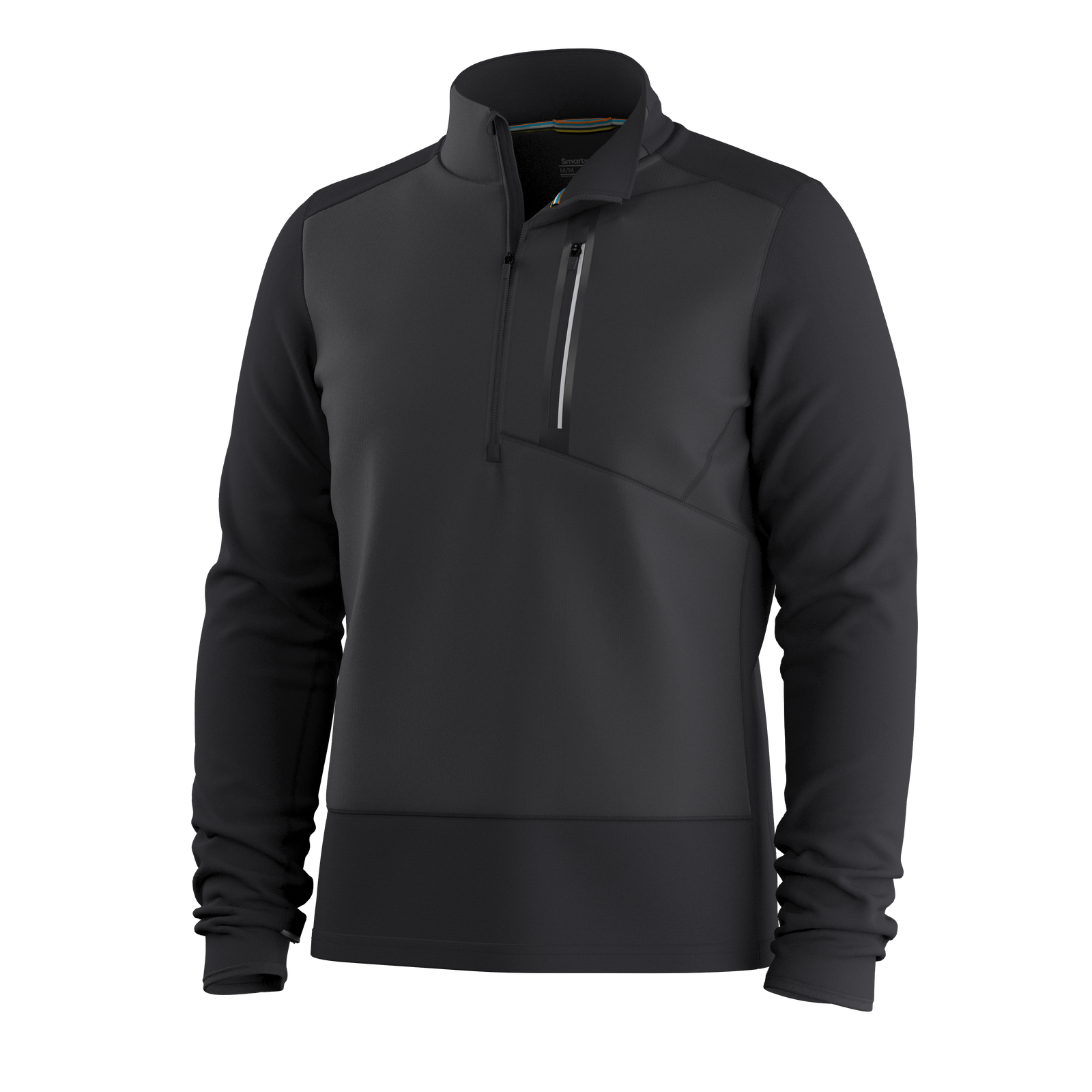 Active Fleece Wind 1/2 Zip Black - ver - 4