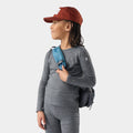 Kids' Classic Blend Base Layer Crew Charcoal Heather - ver - 1