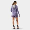 Women's Merino Hoodie Purple Storm Mountain - ver - 2