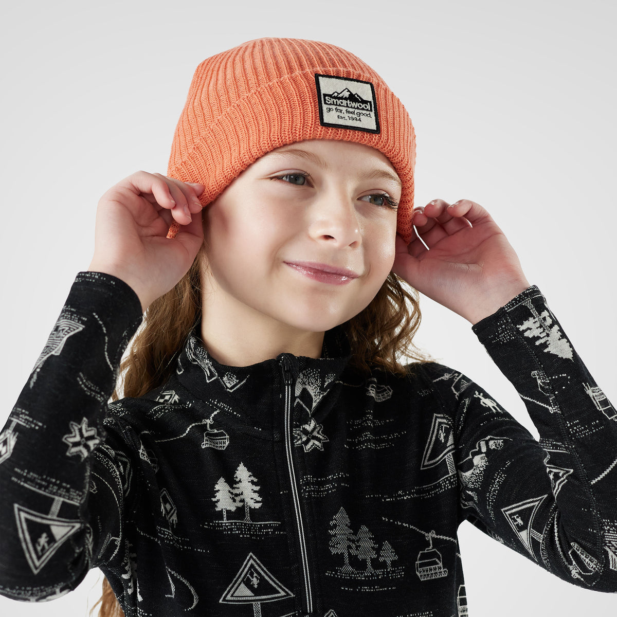 Mütze mit Smartwool-Patch für Kinder  - ansehen - 1