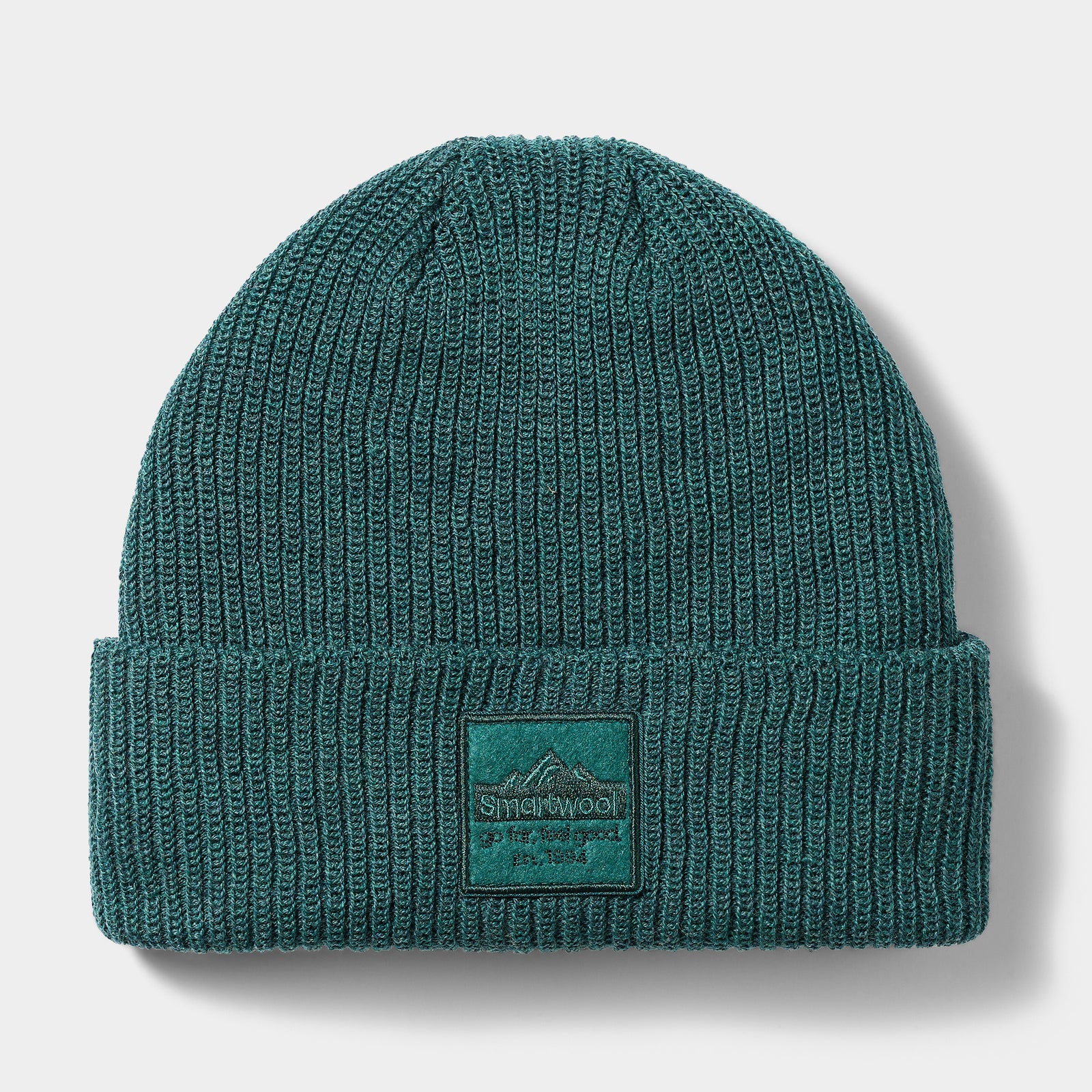 Smartwool Patch Beanie Dusty Teal Heather - ver - 2