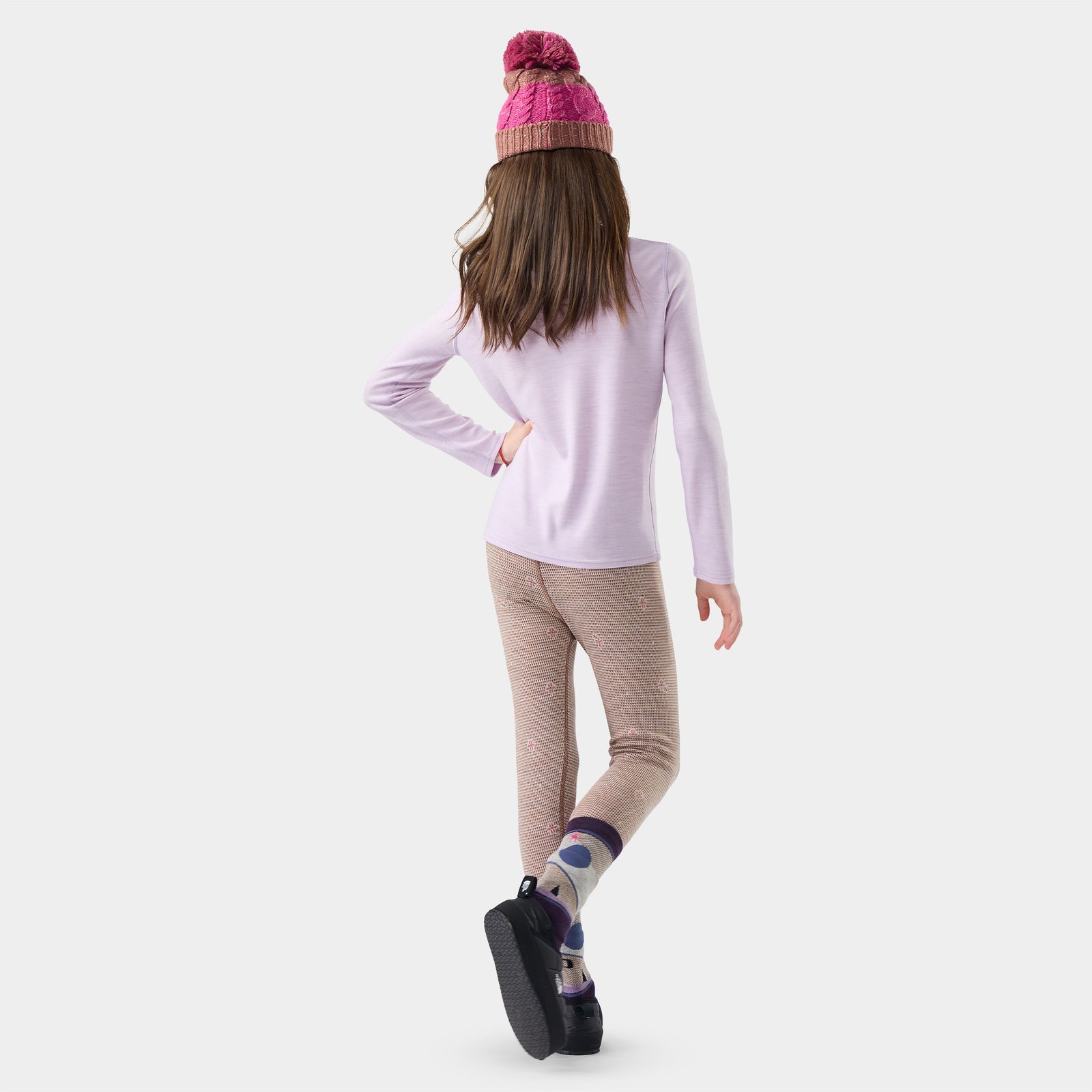 Strato base a girocollo Classic Thermal Merino da bambini  - visualizza - 2