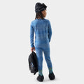 Kids' Classic Thermal Base Layer Crew Indigo Linear Peaks - ver - 2