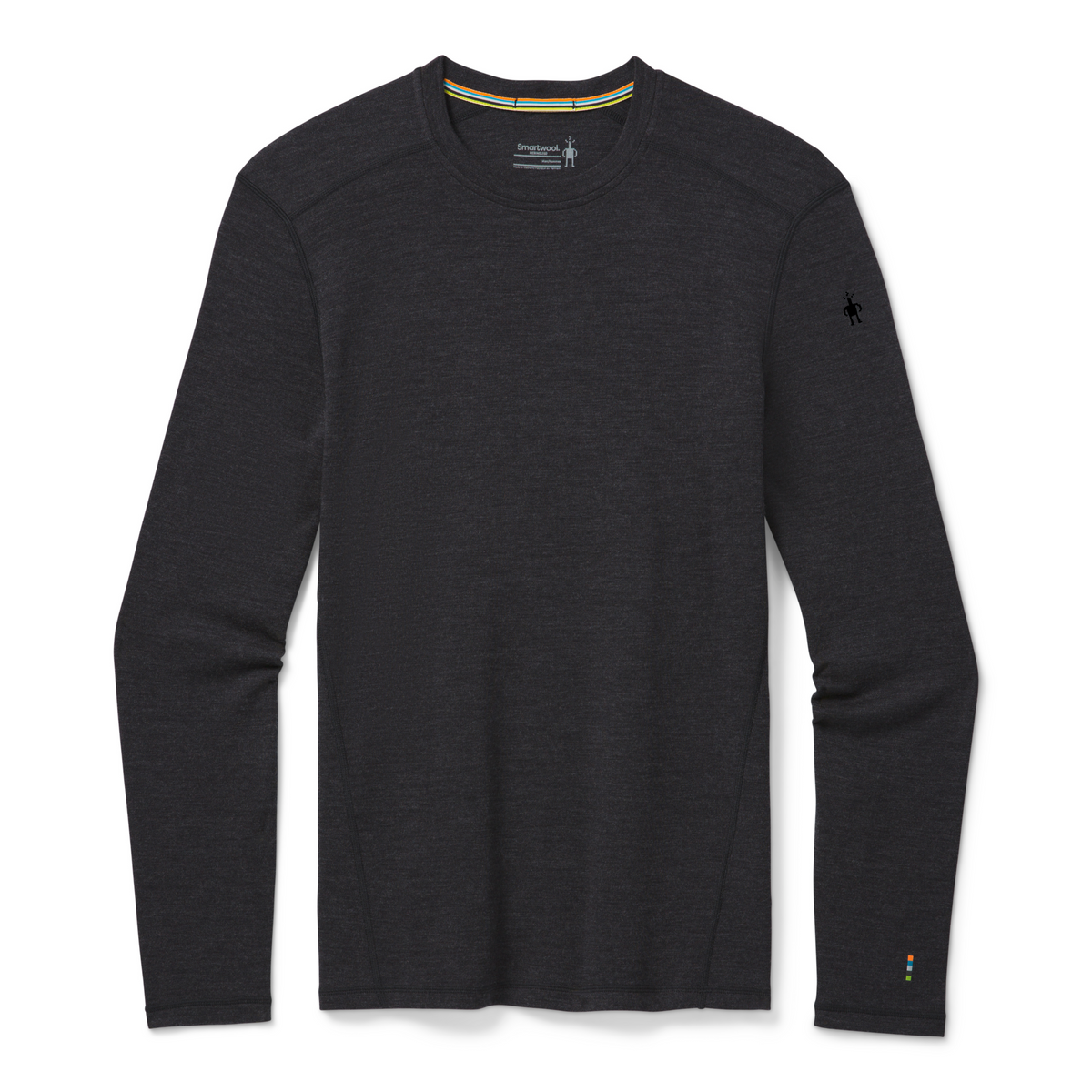 Men's Classic Thermal Merino Base Layer Crew Boxed Charcoal Heather - ver - 3