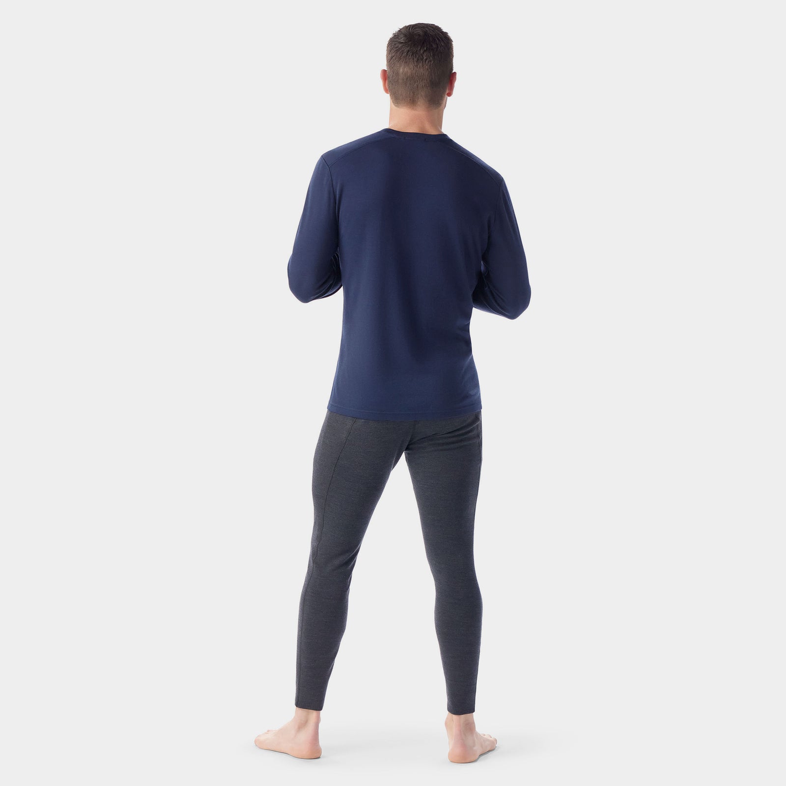 Classic Thermal Base Layer Crew Deep Navy - ver - 2