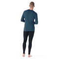 Men's Classic Thermal Merino Base Layer Crew Boxed Twilight Blue Heather - ver - 2