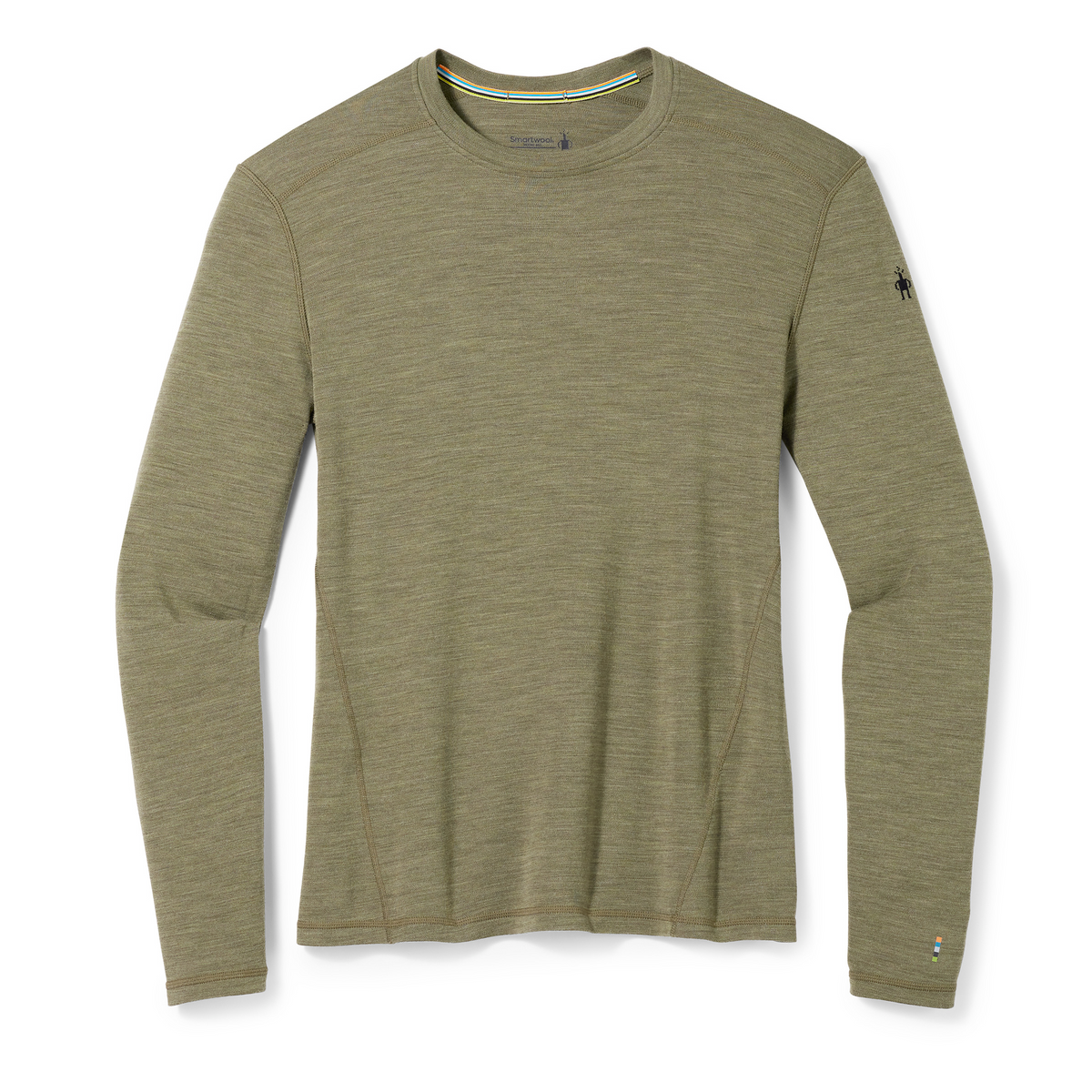 Men's Classic Thermal Merino Base Layer Crew Boxed Winter Moss Heather - ver - 3