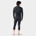Classic Thermal Base Layer Crew Black Tie Dye/Hny Gold - ver - 2