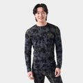Classic Thermal Base Layer Crew Black Tie Dye/Hny Gold - ver - 1