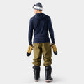 Classic Thermal Base Layer Hoodie Deep Navy - ver - 2